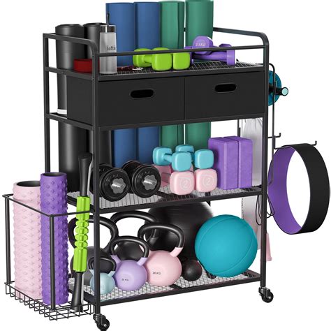 Yesfashion Yoga Mat Storage Racks Home Gym Storage Rack Workout