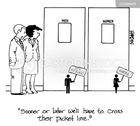 Restroom Sign Cartoons and Comics - funny pictures from CartoonStock