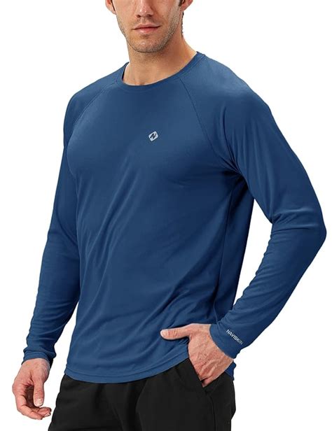 Buy Naviskin Men S Sun Protection Upf Uv Outdoor Long Sleeve T