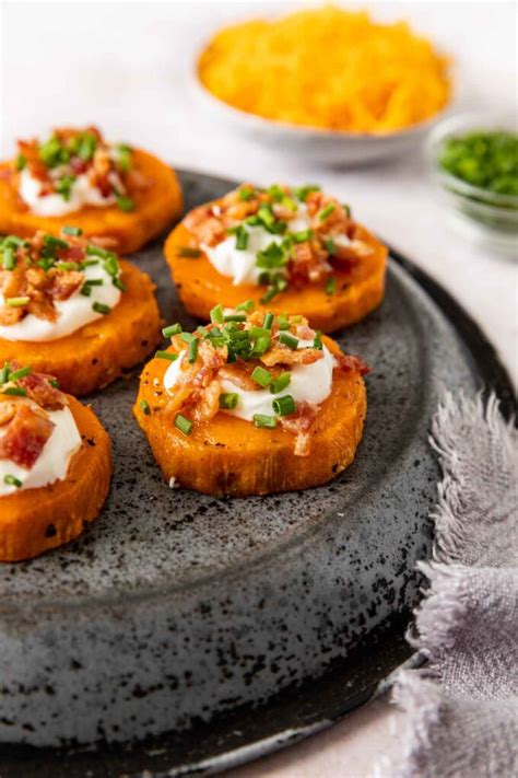 Loaded Sweet Potato Rounds Recipe Cooking Made Healthy