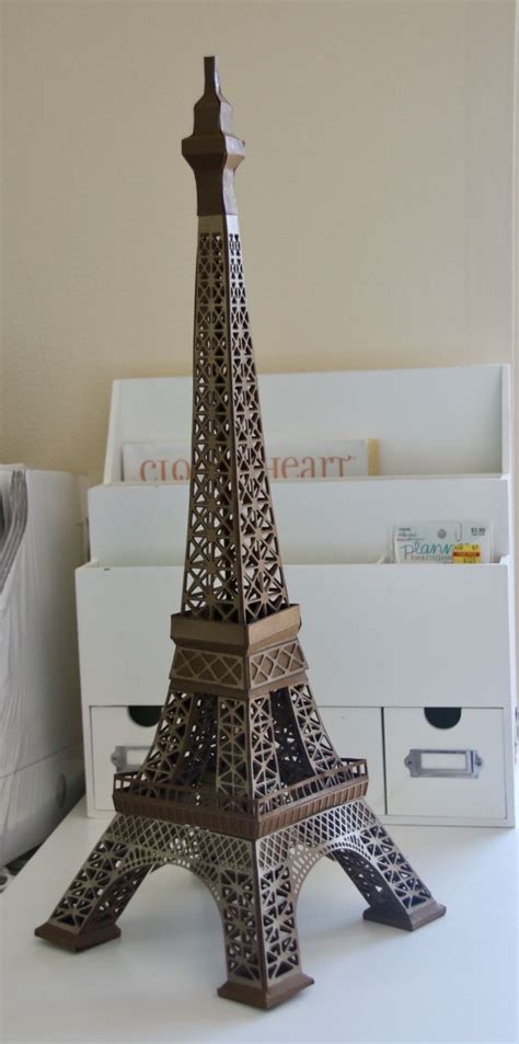 Eiffel Tower Papercraft Diy Cricut Explore Project