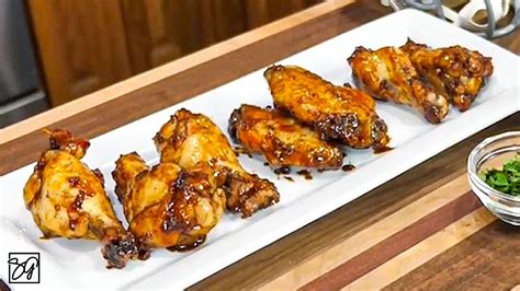 Crispy And Juicy Honey Garlic Wings Recipe Youtube