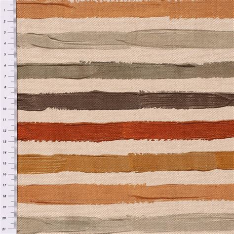 82920 Dekostoff Halbpanama Leinenlook Paint Stripe Texture Streifen