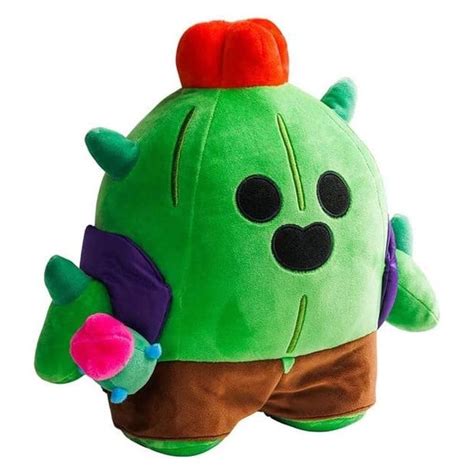 Spike Brawl Stars X Line Friend Plush Cactus Flower Doll Character