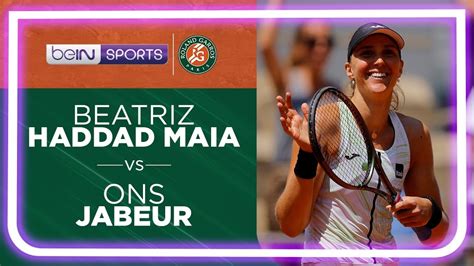 Beatriz Haddad Maia Vs Ons Jabeur QF Roland Garros 2023 Highlights