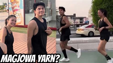 Kim Chiu Paulo Avelino Sabay Nag Jogging Sa Dubai Kim Tuwang Tuwa Na