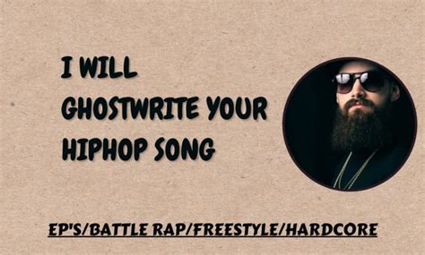 Write Professional Rap Lyrics Ghostwrite Your Hip Hop Song By Thedealo