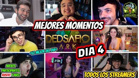 MEJORES MOMENTOS DEDSAFIO ARK DÍA 4 VEGETTA777 NEXXUZ RAFITA