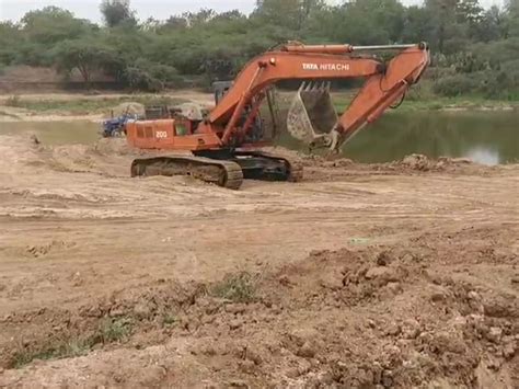 Illegal Sand Mining By A Hitachi Machine In Tumadia Moryo Village Of