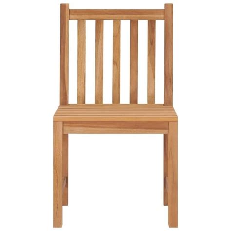 Chaises De Jardin ZJCHAO 50 X 53 X 90 Cm Bois De Teck Solide