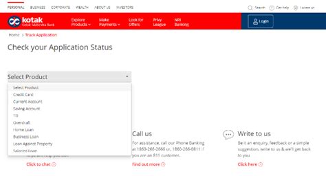 Kotak Credit Card Application Status Online Know How To Track