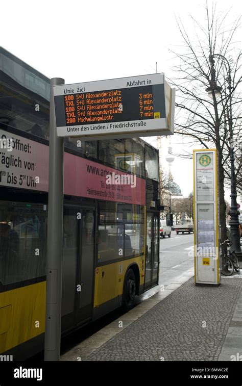 Bus sign germany hi-res stock photography and images - Alamy