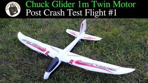 Setup Is Golden Post Crash Test Flight Without Gyro Chuck Glider 1