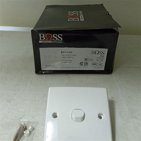 Jual Saklar Boss Engkel Saklar 1 Gang 1 Way Switch B31 12a Jakarta