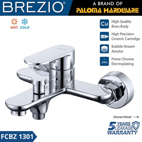 Jual Brezio Fcbz Keran Mixer Bathtube Shower Mandi Panas Dingin