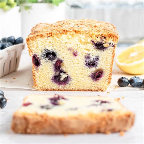 Moist Lemon Blueberry Sour Cream Pound Cake The Practical Kitchen