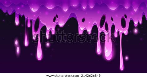 Pink Slime Dripping Liquid Goo Syrup Stock Vector Royalty Free