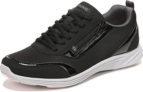 Vionic Agile Cassis Women S Trainers Lace Up Supportive Walking Shoes For Heel Pain Plantar