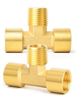 Amazon GASHER 2PCS Metals Brass Pipe Fitting Barstock Male Branch