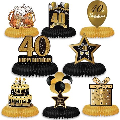 Amazon Htdzzi Cheers To Years Birthday Decorations Th