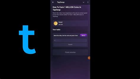 How To Farm Million Coins Tapswap Code How To Farm Million Coins