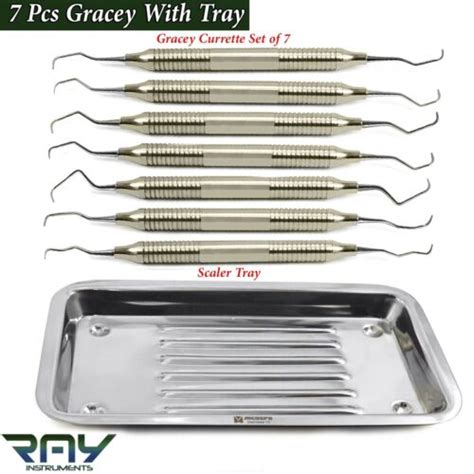 Dental Gracey Curettes Subgingival Calculus Removal With Instruments