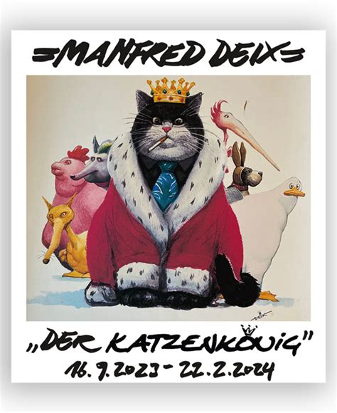 Ausstellung Manfred Deix Der Katzenkönig von 16 9 2023 22 2 2024