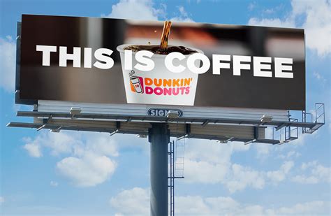 Dunkin Donuts Billboard