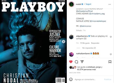 Christian Nodal El Primer Mexicano En Posar Para Playboy