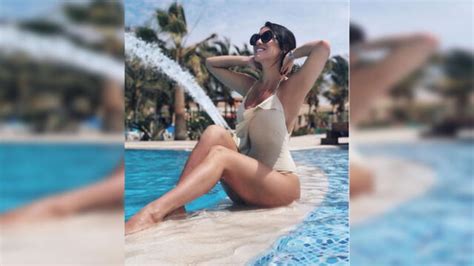 Instagram Jazmín Pinedo se luce en sexy bikini y fans enloquecen por detalle en su pierna Los