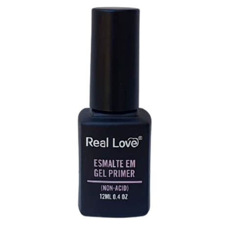 Esmalte Em Gel Primer Non Acid Real Love 12ml Shopee Brasil