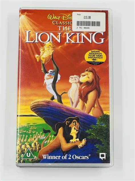 THE LION KING Walt Disney Classics VHS Video Cassette 1995 19 42