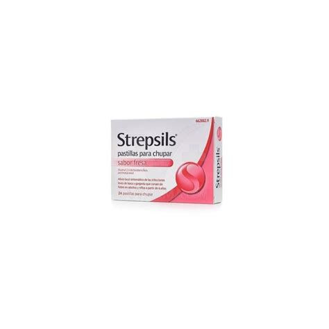 Strepsils Pastillas Fresa Alivio Local De Las Infecciones Leves Garganta