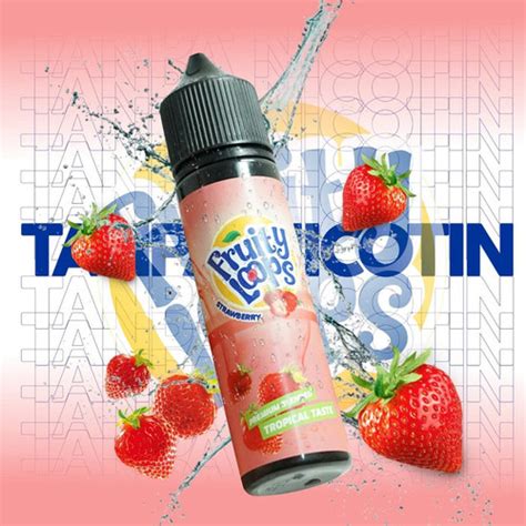 Jual Fruity Loops Strawberry 60ml Liquid Vape Vapor Tanpa Nicotine