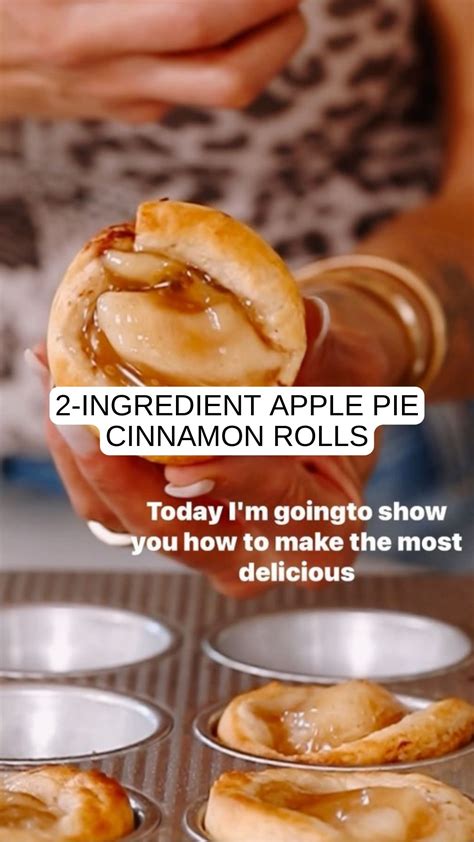 2 Ingredient Apple Pie Cinnamon Rolls 9am Chef