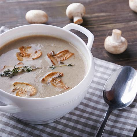 Recette Soupe au poulet champignons et échalotes