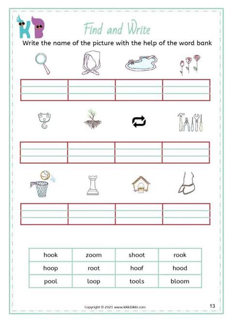 OO Vowel Digraph Worksheets And Posters Teaching Trove Worksheets