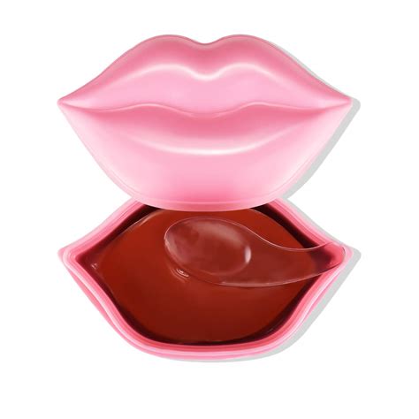 20pcs Lip Mask Sheetpink Moisturizing Plumping Lip Masks Overnight