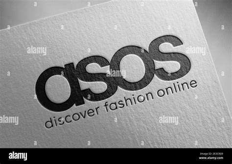 Asos Logo Paper Texture Illustration Stock Photo Alamy