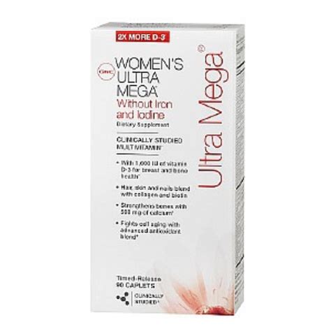 Gnc Womens Ultra Mega Without Iron And Iodine Multivitamin Reviews 2019