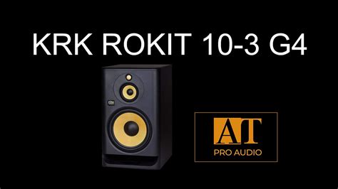 KRK ROKIT 10 3 G4 MONITOR DE ESTÚDIO ATIVO 3 VIAS AT PROAUDIO BRASIL