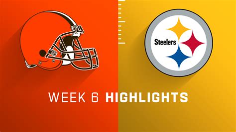 Cleveland Browns Vs Pittsburgh Steelers Highlights Week 6