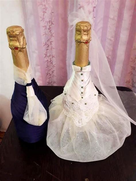 Champagne bottle decoration | Aster Vender Wedding Decor