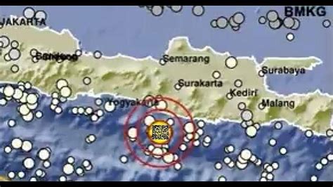 Gempa Terkini Di Diy Baru Saja Mengguncang Gunungkidul Bmkg Tunjukkan