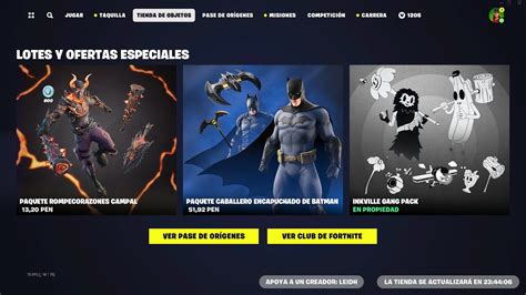 LA MEJOR TIENDA DE TODAS NUEVA TIENDA FORTNITE HOY 03 DE NOVIEMBRE