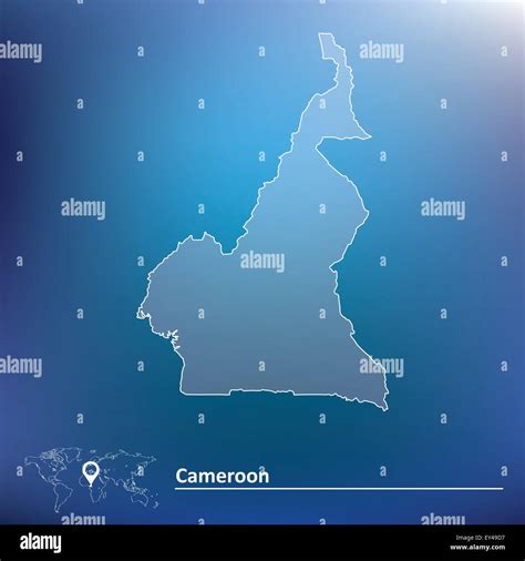 Map Of Cameroon Stock Vector Images Alamy