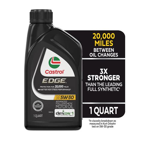 Castrol Edge Advanced Engine Oil Full Synthetic W Quart