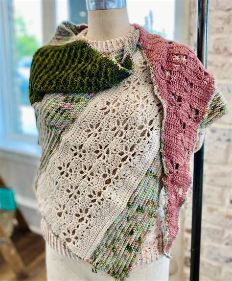 Modern Crochet Shawl Pattern Road Trip Shawl Etsy