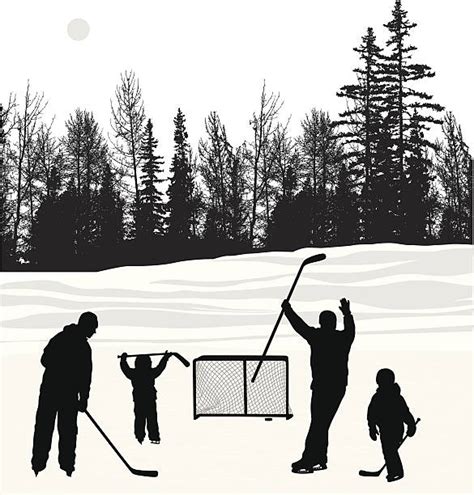 Pond Hockey Illustrations Royalty Free Vector Graphics And Clip Art Istock