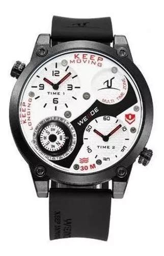 Reloj Weide Analog Para Hombre Negro Y Rojo Mercadolibre